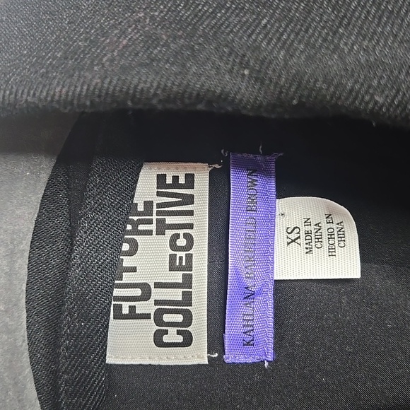 Future Collective Balck Blazer Sz XS - Picture 2 of 9